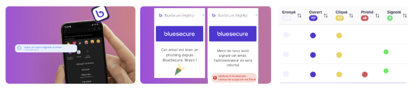 Retour utilisateur après signalement dans Outlook